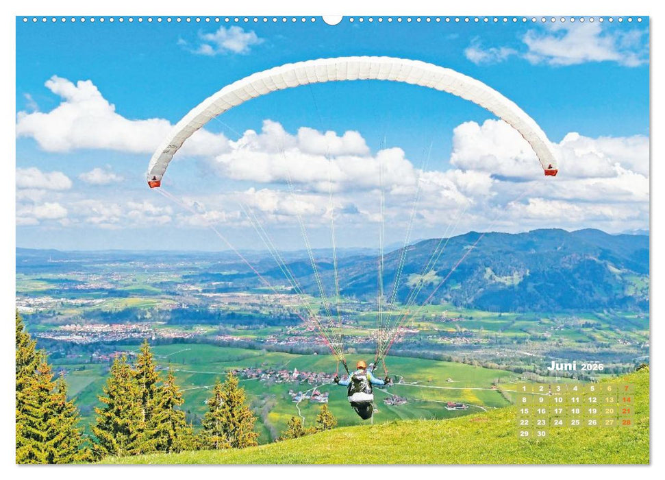 Paragliding: Der Traum vom Fliegen (CALVENDO Wandkalender 2026)