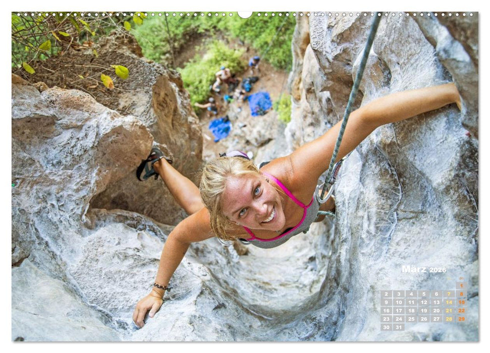 Bouldern: Klettern extrem (CALVENDO Wandkalender 2026)