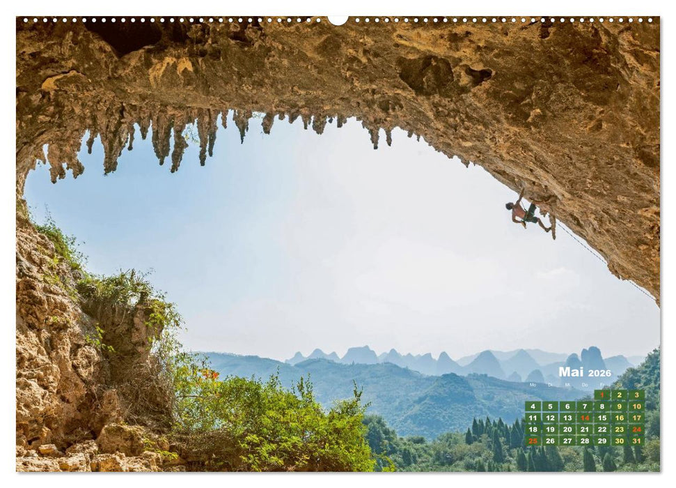 Bouldern: Klettern extrem (CALVENDO Wandkalender 2026)