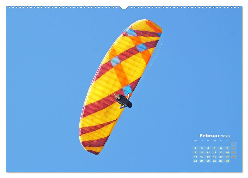 Paragliding: Der Traum vom Fliegen (CALVENDO Premium Wandkalender 2026)