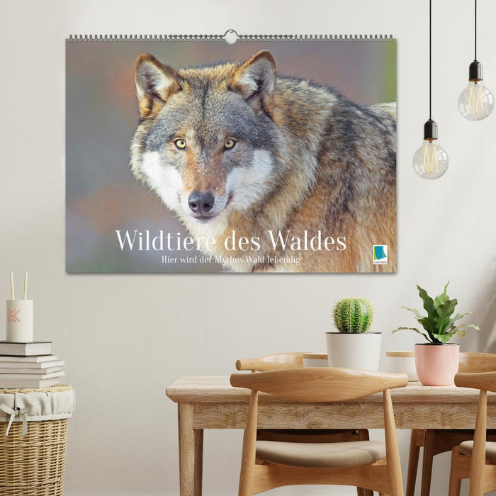 Wildtiere des Waldes: Hier wird der Mythos Wald lebendig (CALVENDO Wandkalender 2026)