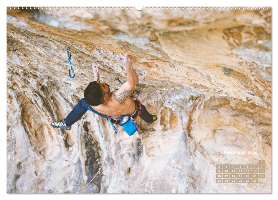 Bouldern: Klettern extrem (CALVENDO Premium Wandkalender 2026)
