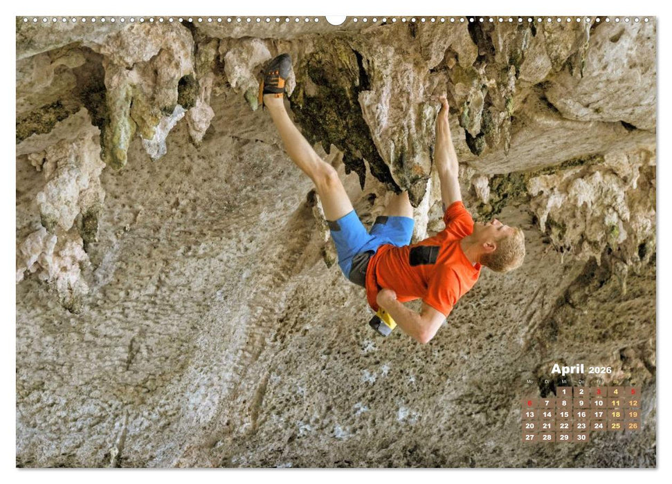 Bouldern: Klettern extrem (CALVENDO Premium Wandkalender 2026)