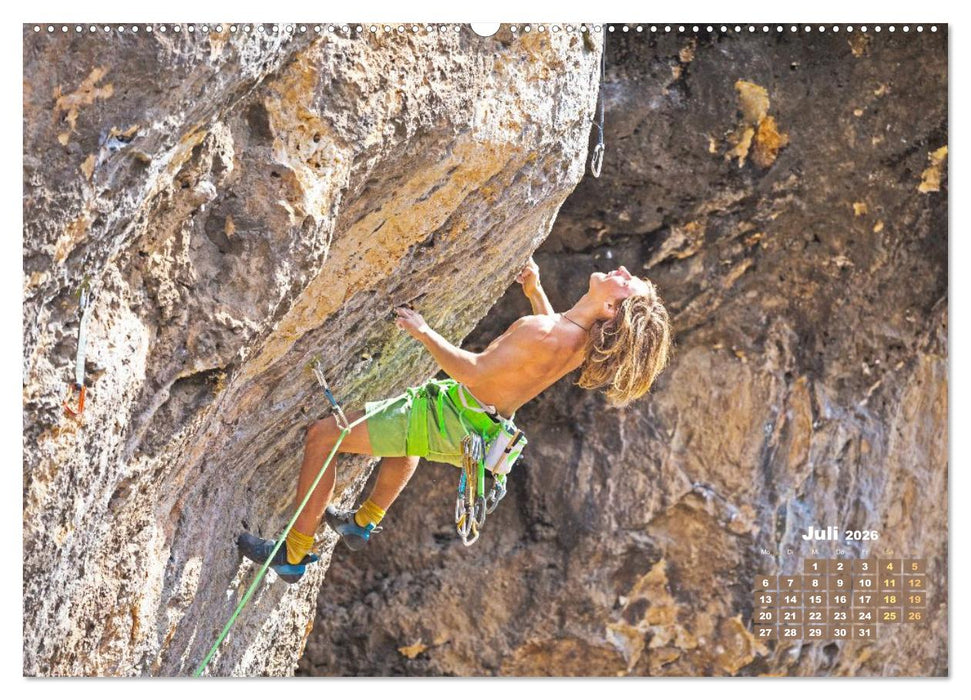 Bouldern: Klettern extrem (CALVENDO Premium Wandkalender 2026)