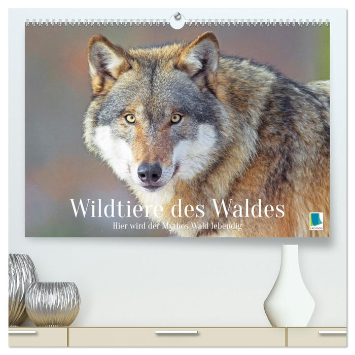 Wildtiere des Waldes: Hier wird der Mythos Wald lebendig (CALVENDO Premium Wandkalender 2026)