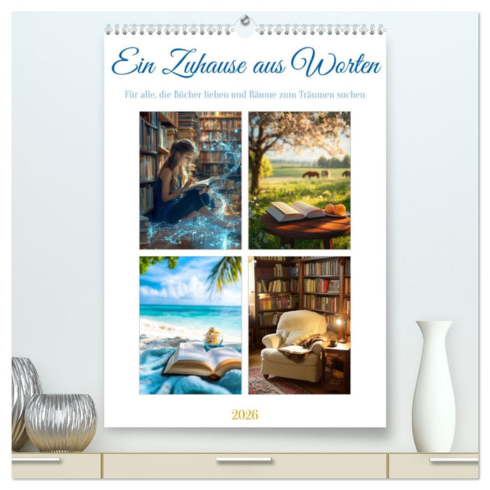 Ein Zuhause aus Worten (CALVENDO Premium Wandkalender 2026)