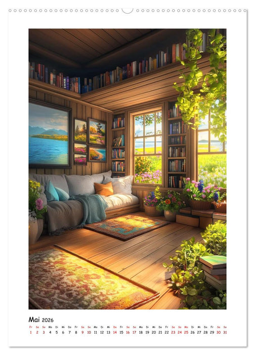 Ein Zuhause aus Worten (CALVENDO Premium Wandkalender 2026)