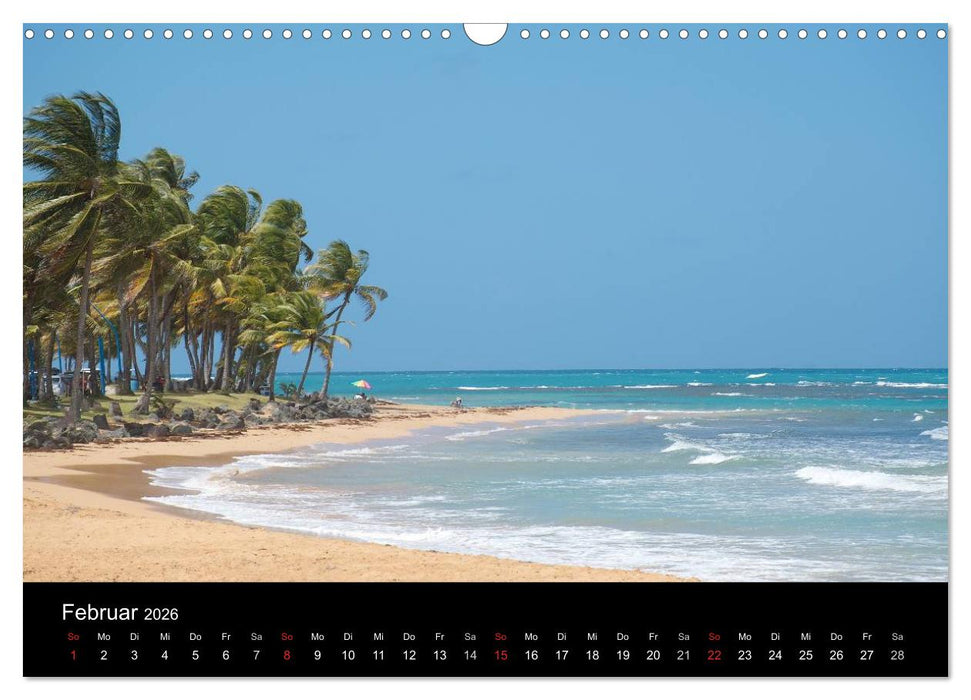 Trauminsel Puerto Rico (CALVENDO Wandkalender 2026)