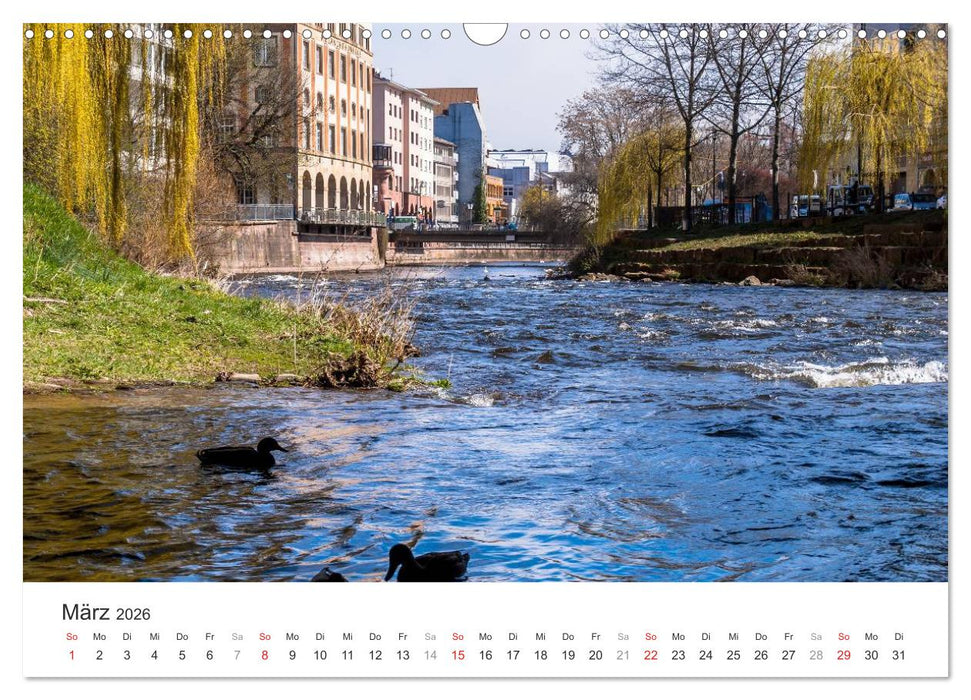 Pforzheims schöne Stellen (CALVENDO Wandkalender 2026)