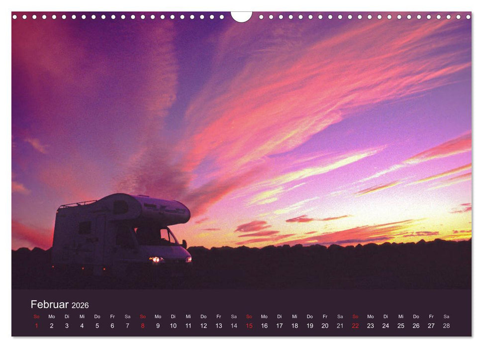 Wohnmobil-Reisen (CALVENDO Wandkalender 2026)