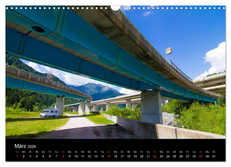 Wohnmobil-Reisen (CALVENDO Wandkalender 2026)