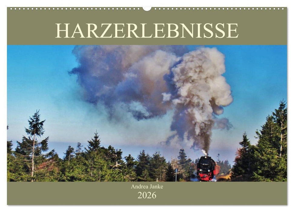 Harzerlebnisse (CALVENDO Wandkalender 2026)