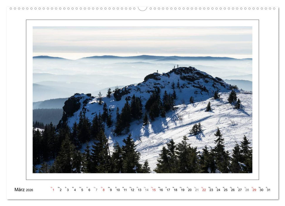 Rund um den Großen Arber (CALVENDO Premium Wandkalender 2026)