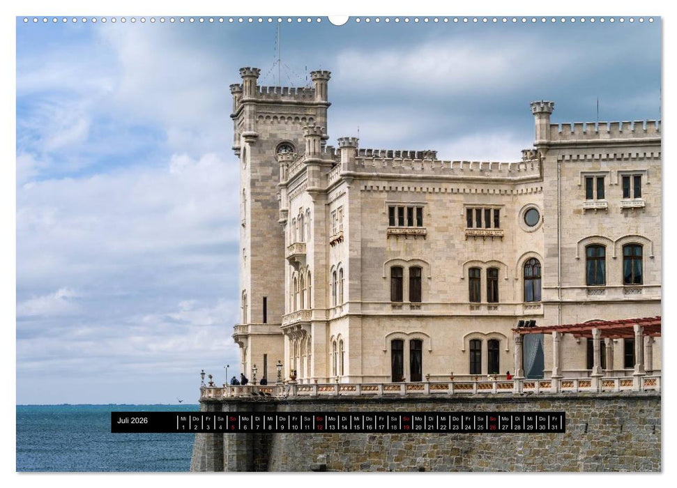 Triest - Stimmungen und Ansichten (CALVENDO Premium Wandkalender 2026)