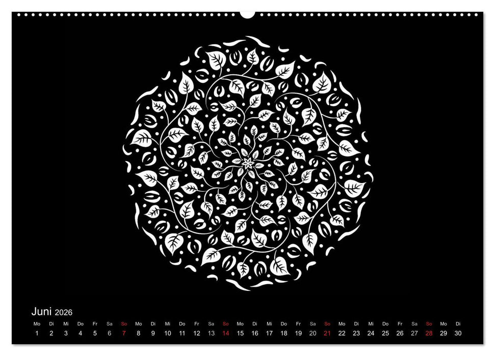 Entspannung und Ruhe durch Mandalas (CALVENDO Wandkalender 2026)