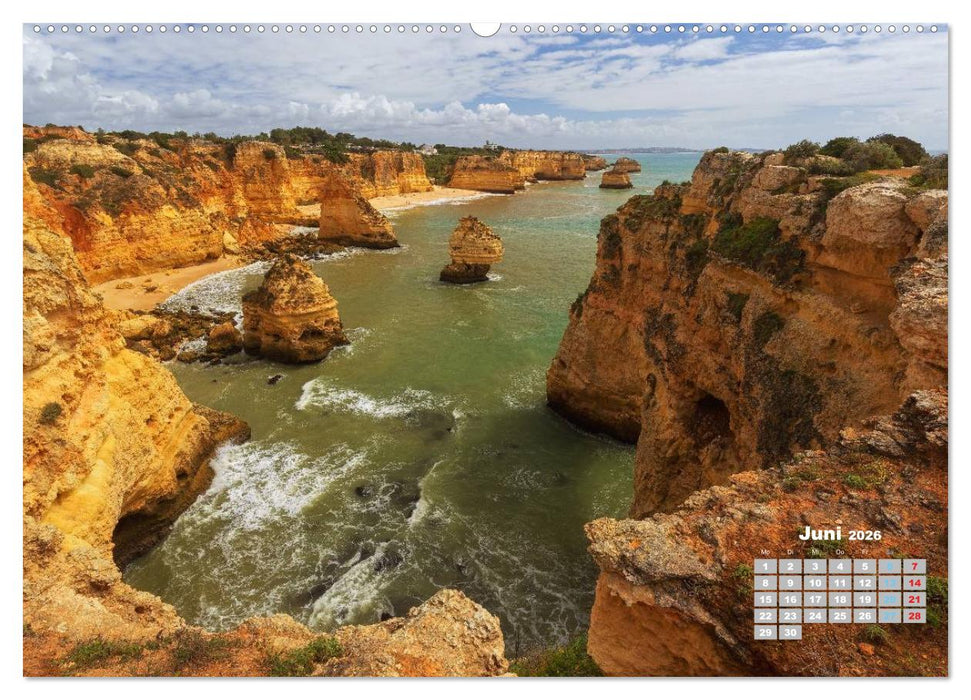 Portugals Traumküste Algarve (CALVENDO Premium Wandkalender 2026)