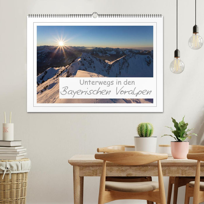 Unterwegs in den Bayerischen Voralpen (CALVENDO Wandkalender 2026)