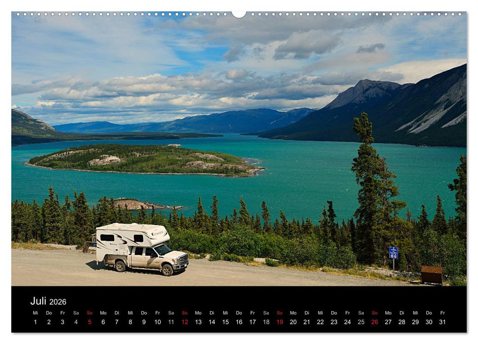 KANADA - Mit Campmobil quer durch (CALVENDO Premium Wandkalender 2026)