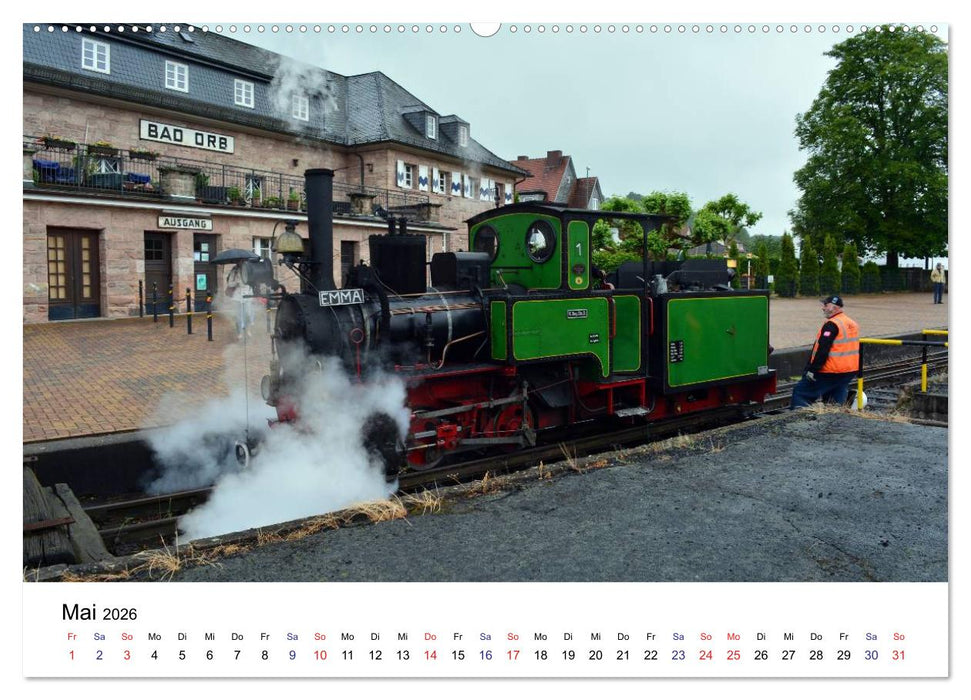 Feuer Wasser Kohle - Dampflokomotiven der Deutschen Reichsbahn (CALVENDO Wandkalender 2026)