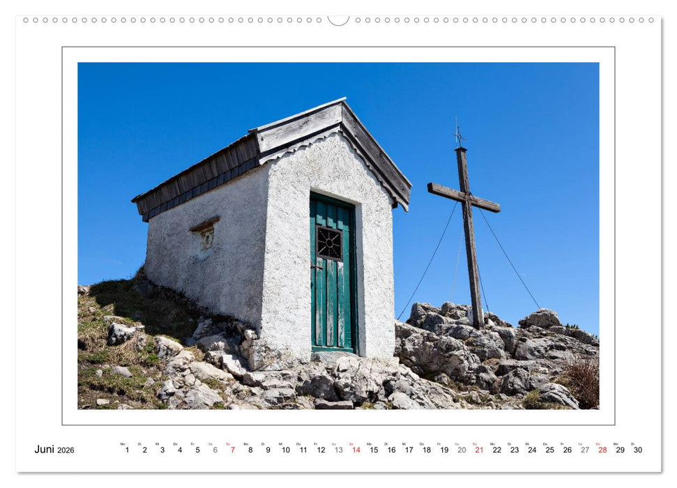 Unterwegs in den Chiemgauer Alpen (CALVENDO Wandkalender 2026)