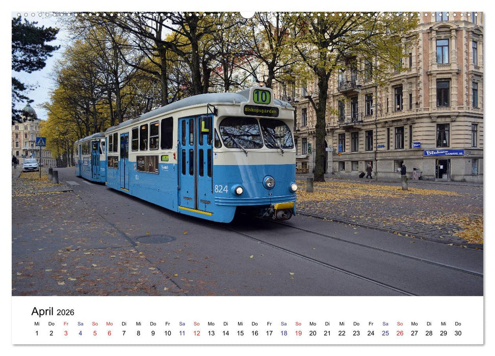 Straßenbahnen in Europa (CALVENDO Wandkalender 2026)