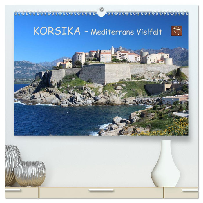 Korsika - Mediterrane Vielfalt (CALVENDO Premium Wandkalender 2026)