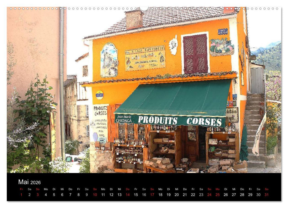 Korsika - Mediterrane Vielfalt (CALVENDO Premium Wandkalender 2026)