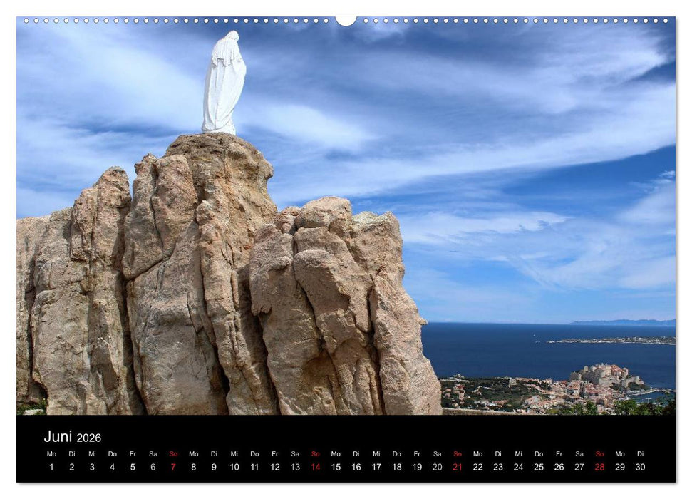 Korsika - Mediterrane Vielfalt (CALVENDO Premium Wandkalender 2026)