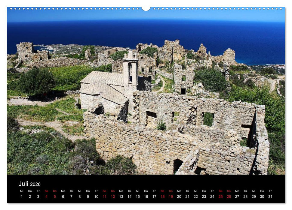 Korsika - Mediterrane Vielfalt (CALVENDO Premium Wandkalender 2026)