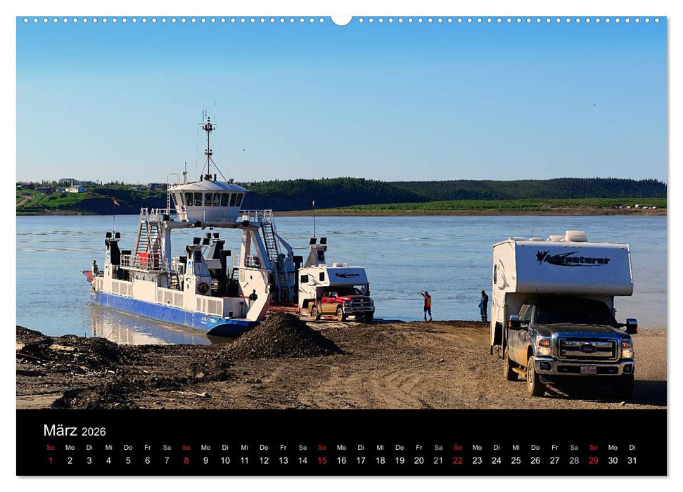 KANADA - Mit Campmobil quer durch (CALVENDO Wandkalender 2026)