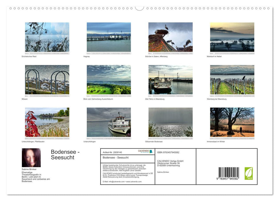 Bodensee - Seesucht (CALVENDO Premium Wandkalender 2026)