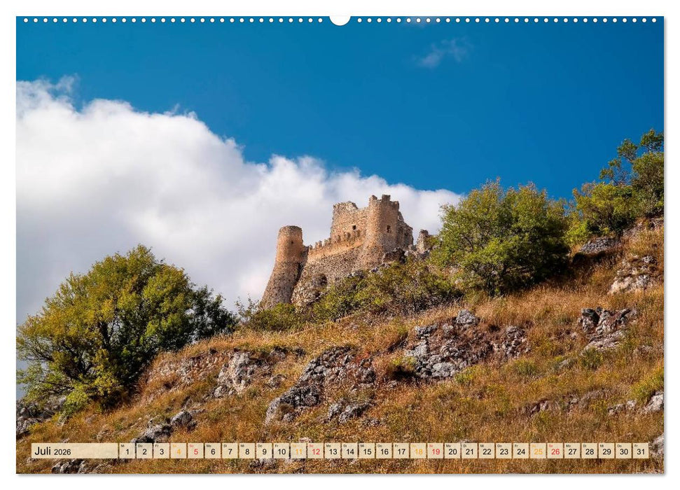 Abruzzen, vom Apennin bis an die Adria (CALVENDO Premium Wandkalender 2026)