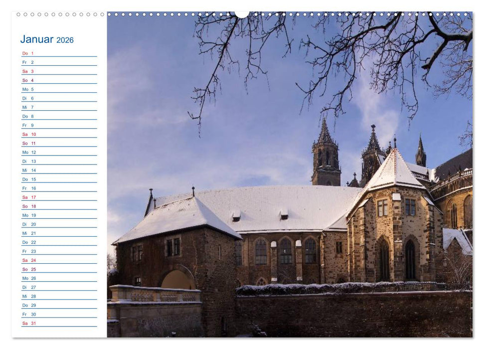 Magdeburg und Umgebung 2026 (CALVENDO Premium Wandkalender 2026)