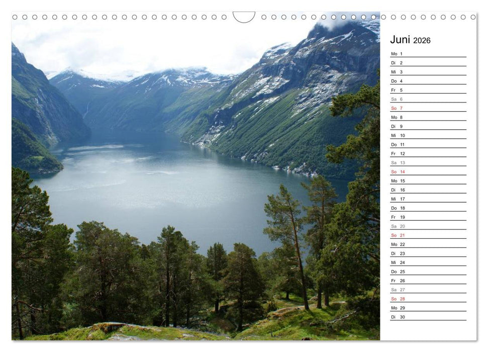 Norwegen und seine Schönheiten 2026 (CALVENDO Wandkalender 2026)