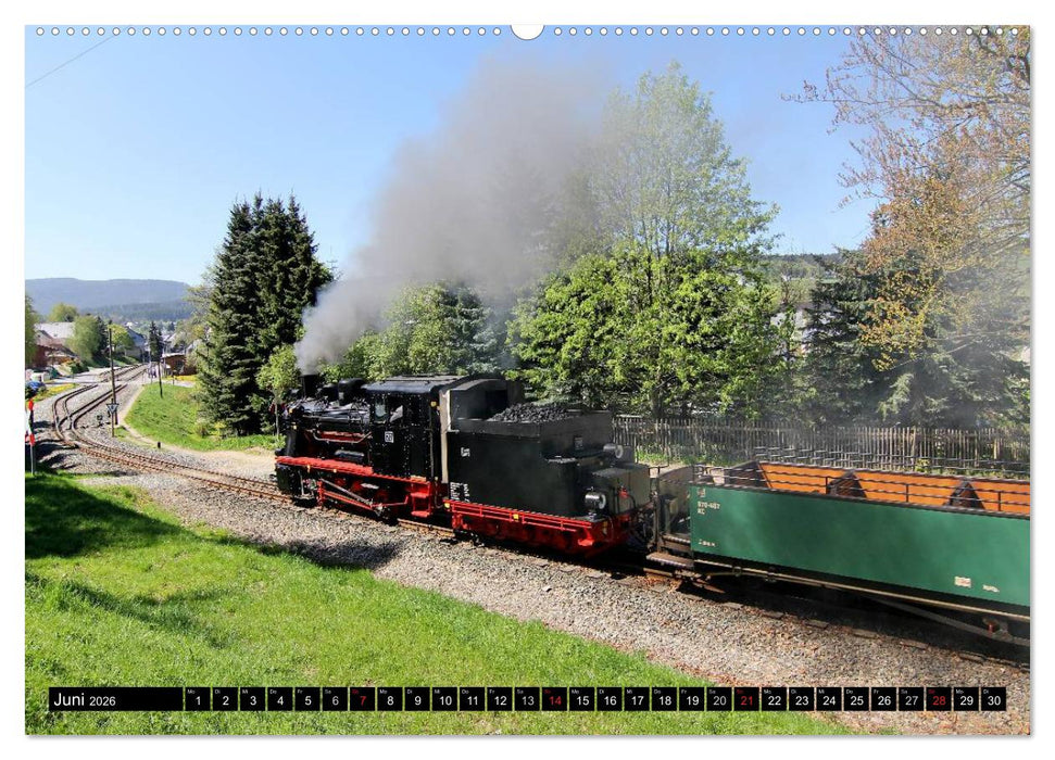 Bahnland Sachsen (CALVENDO Wandkalender 2026)