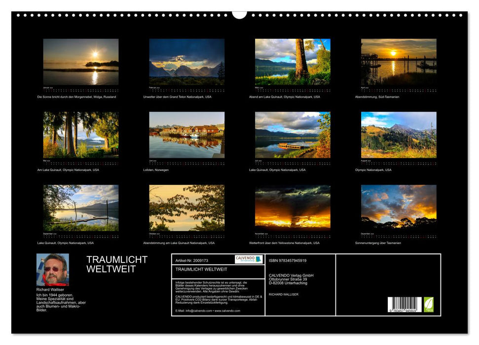 TRAUMLICHT WELTWEIT (CALVENDO Wandkalender 2026)