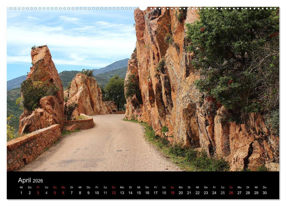 Korsika - Mediterrane Vielfalt (CALVENDO Wandkalender 2026)