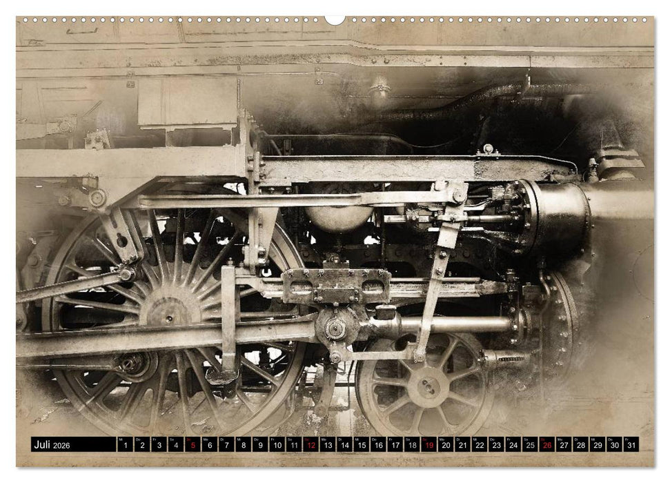 Dampflok Impressionen (CALVENDO Premium Wandkalender 2026)