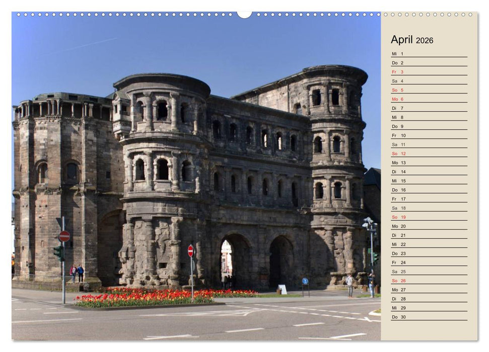 TRIER an der Mosel (CALVENDO Premium Wandkalender 2026)
