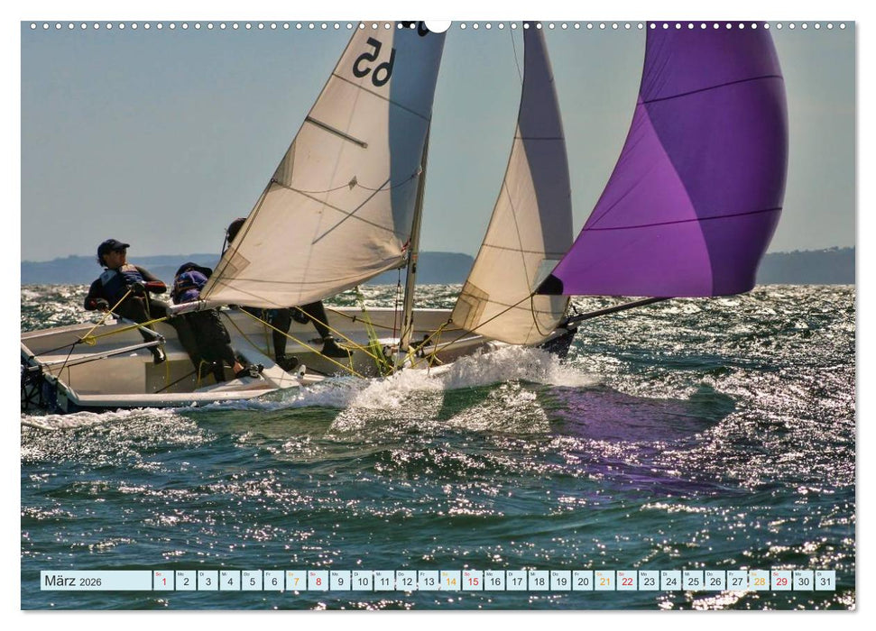 Segeln, Freiheit erleben (CALVENDO Premium Wandkalender 2026)