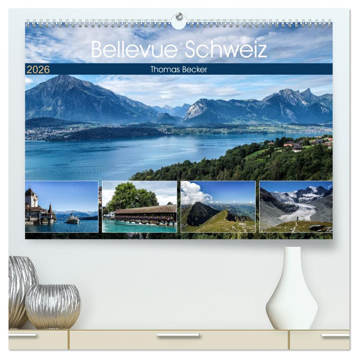 Bellevue Schweiz (CALVENDO Premium Wandkalender 2026)