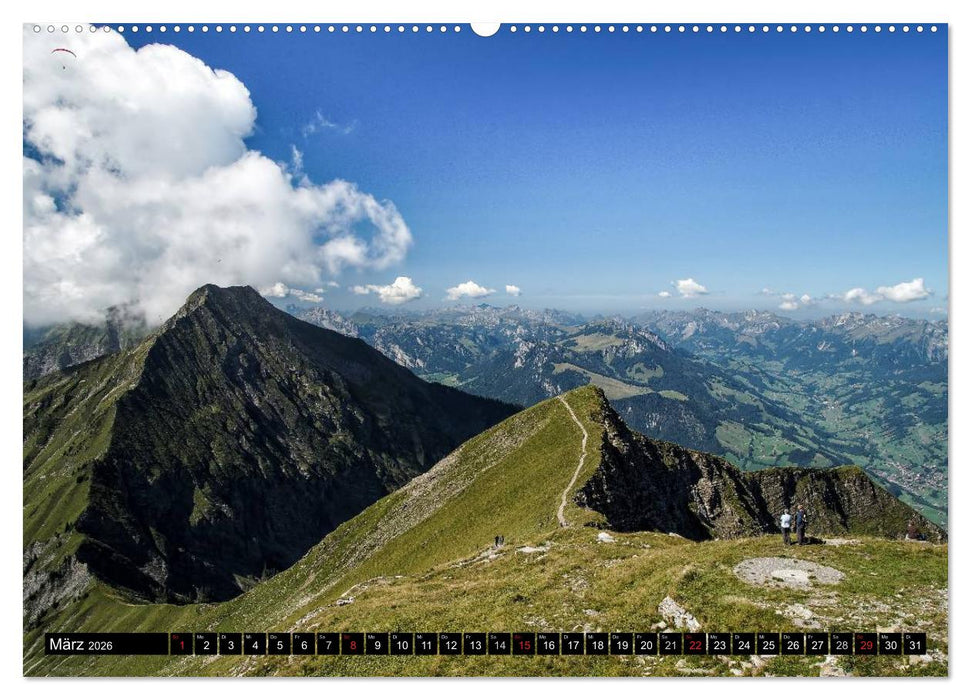 Bellevue Schweiz (CALVENDO Premium Wandkalender 2026)
