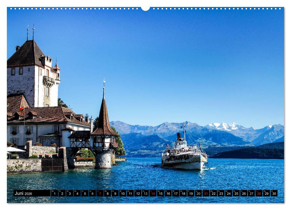 Bellevue Schweiz (CALVENDO Premium Wandkalender 2026)