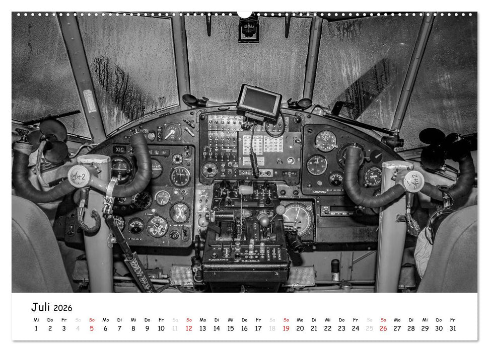 Flight deck - das beste Büro (CALVENDO Premium Wandkalender 2026)