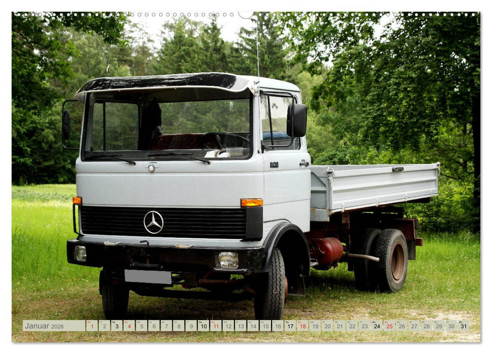Historische Nutzfahrzeuge (CALVENDO Premium Wandkalender 2026)