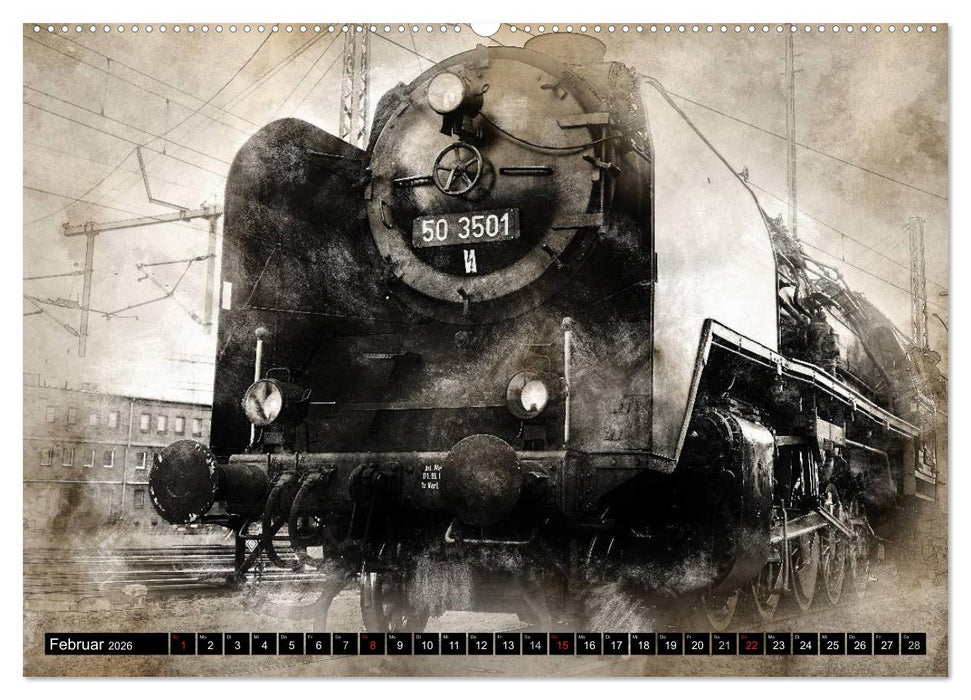 Dampflok Impressionen (CALVENDO Wandkalender 2026)