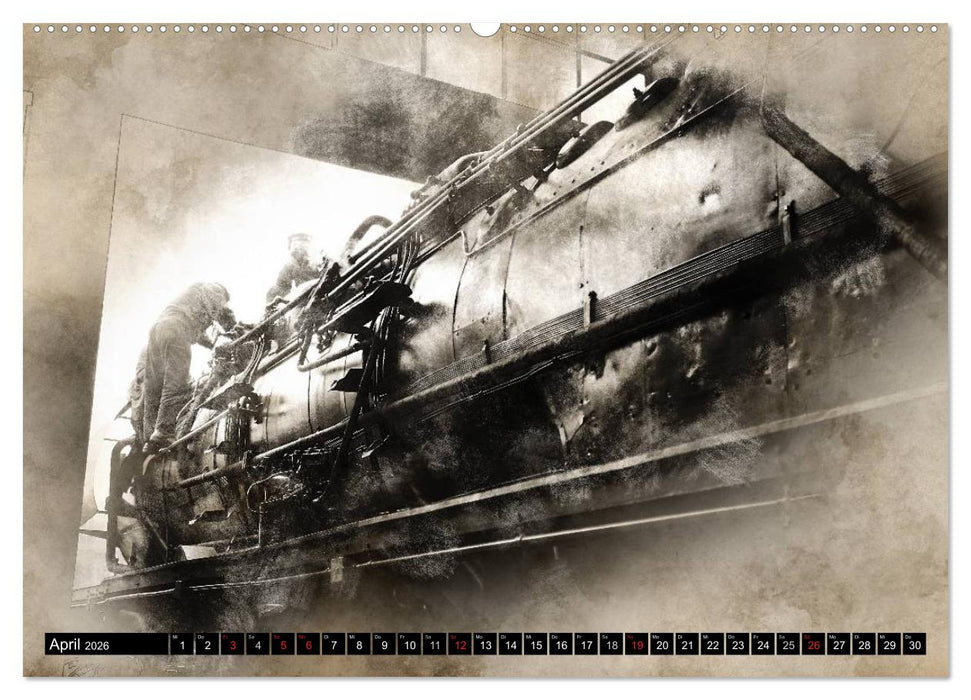 Dampflok Impressionen (CALVENDO Wandkalender 2026)