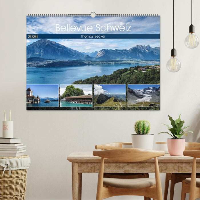 Bellevue Schweiz (CALVENDO Wandkalender 2026)