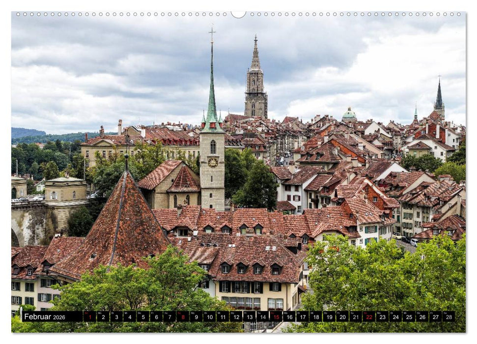 Bellevue Schweiz (CALVENDO Wandkalender 2026)