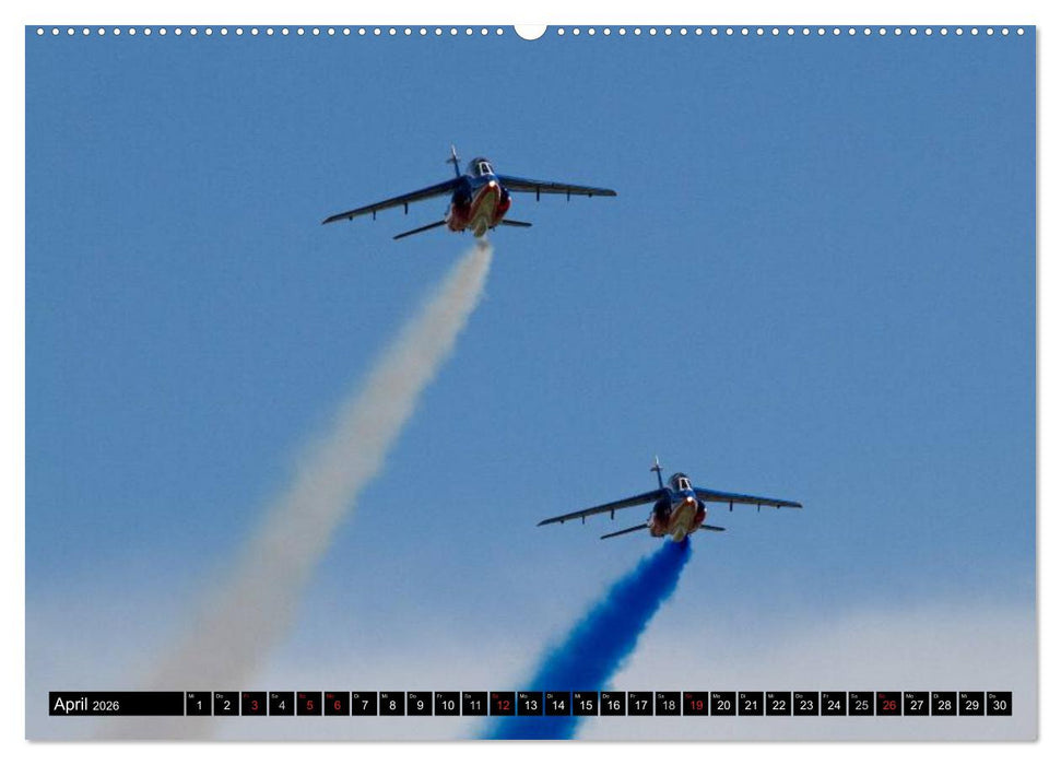 Augenblicke in der Luft: Patrouille de France (CALVENDO Premium Wandkalender 2026)